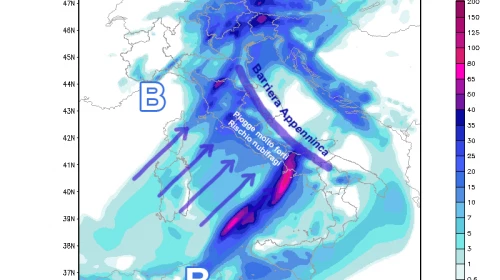 Pioggia Lunedì e Martedì. Poi sole.